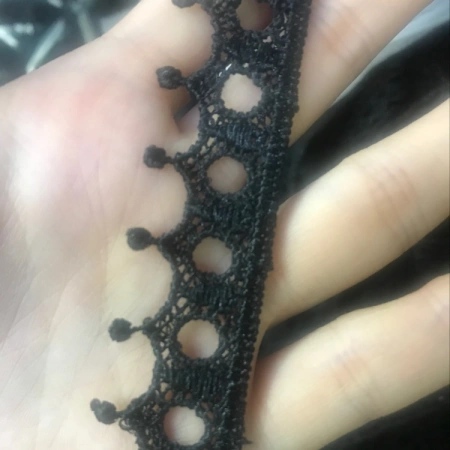Black DIY necklace accessory lace Black DIY necklace accessory lace